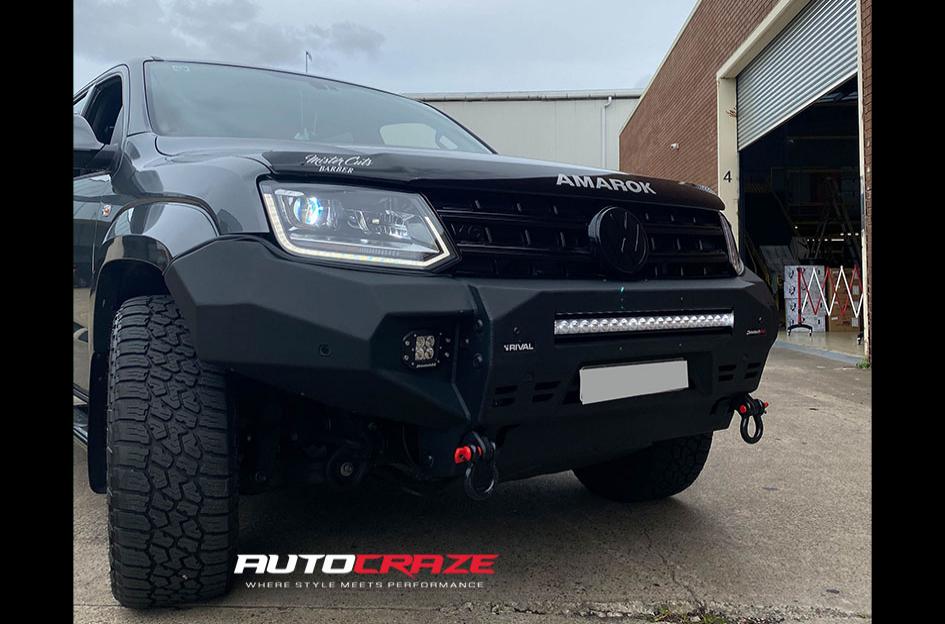 VOLKSWAGEN AMAROK ROCKSTAR XD MACHINED FACE WITH BLACK WINDOW